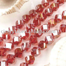 2016 Hot Selling Crystal twisted Beads